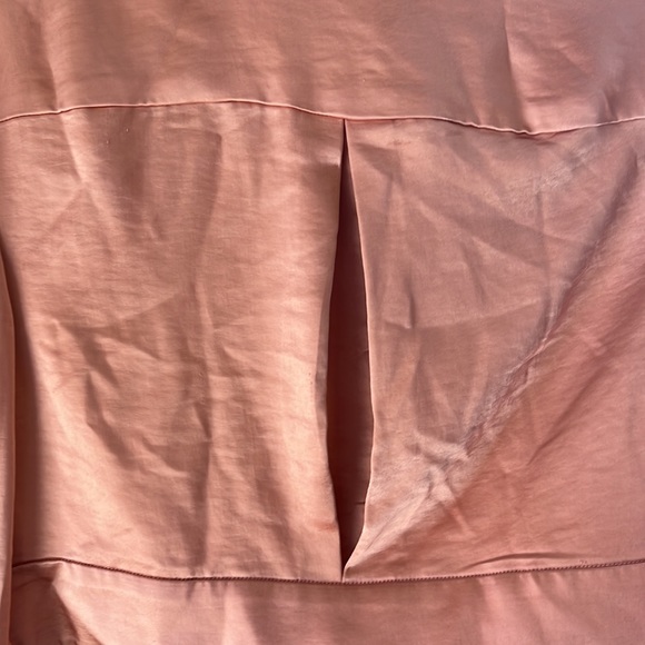 Significant Other Emile Top Papaya Pink Satin Long Sleeve - Picture 7 of 10